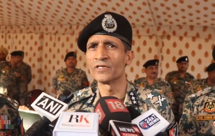 BSF officer discussing infiltration attempts at the LoC