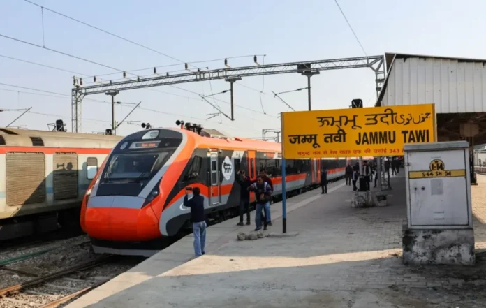 Vande Bharat train service connecting Jammu and Srinagar